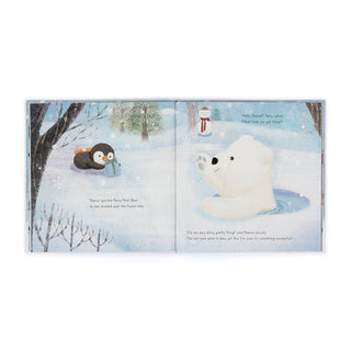 Jellycat Peanut Penguin's Perfect Present Book