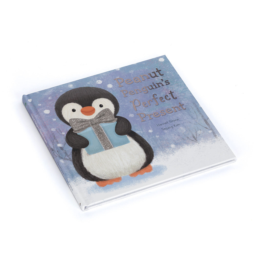 Jellycat Peanut Penguin's Perfect Present Book