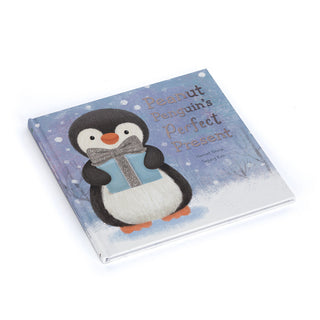 Jellycat Peanut Penguin's Perfect Present Book