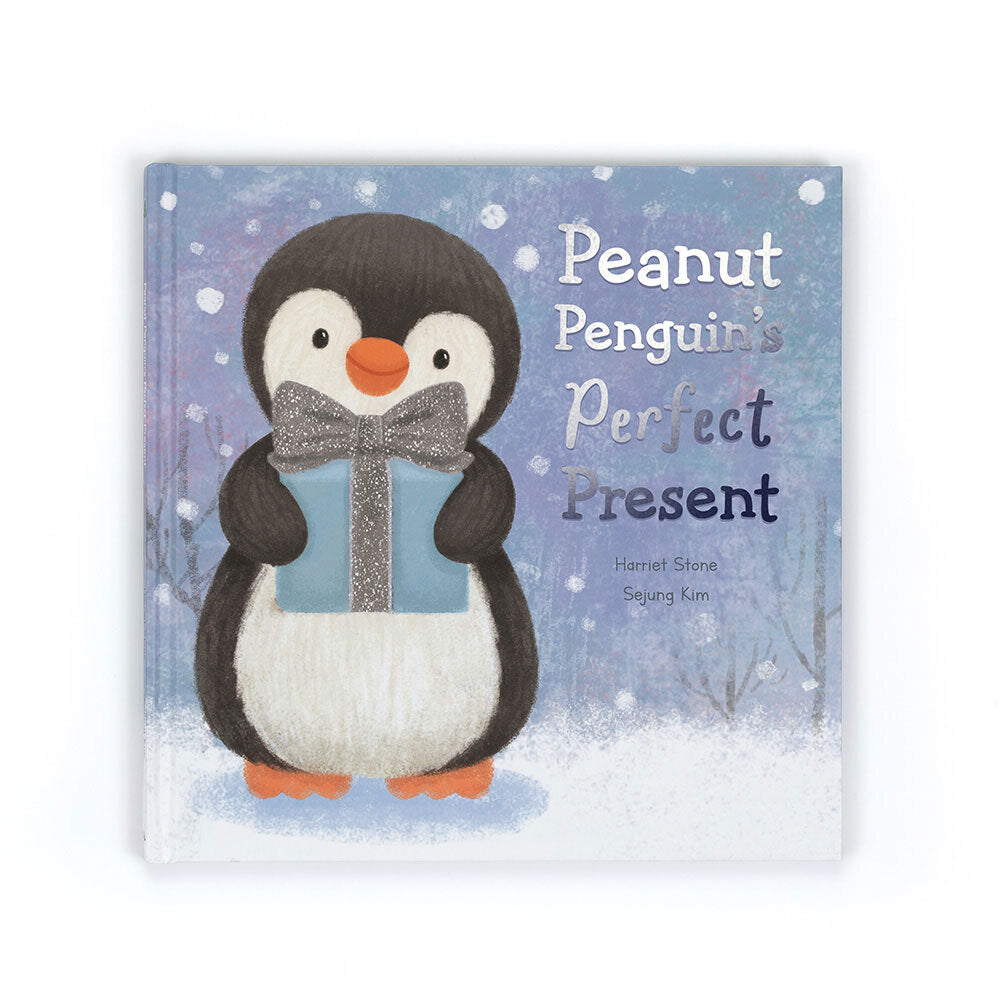 Jellycat Peanut Penguin's Perfect Present Book