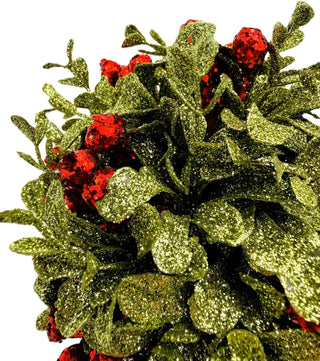 Small Mistletoe Kissball Ornament