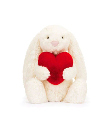 Jellycat Bashful Red Love Heart Bunny