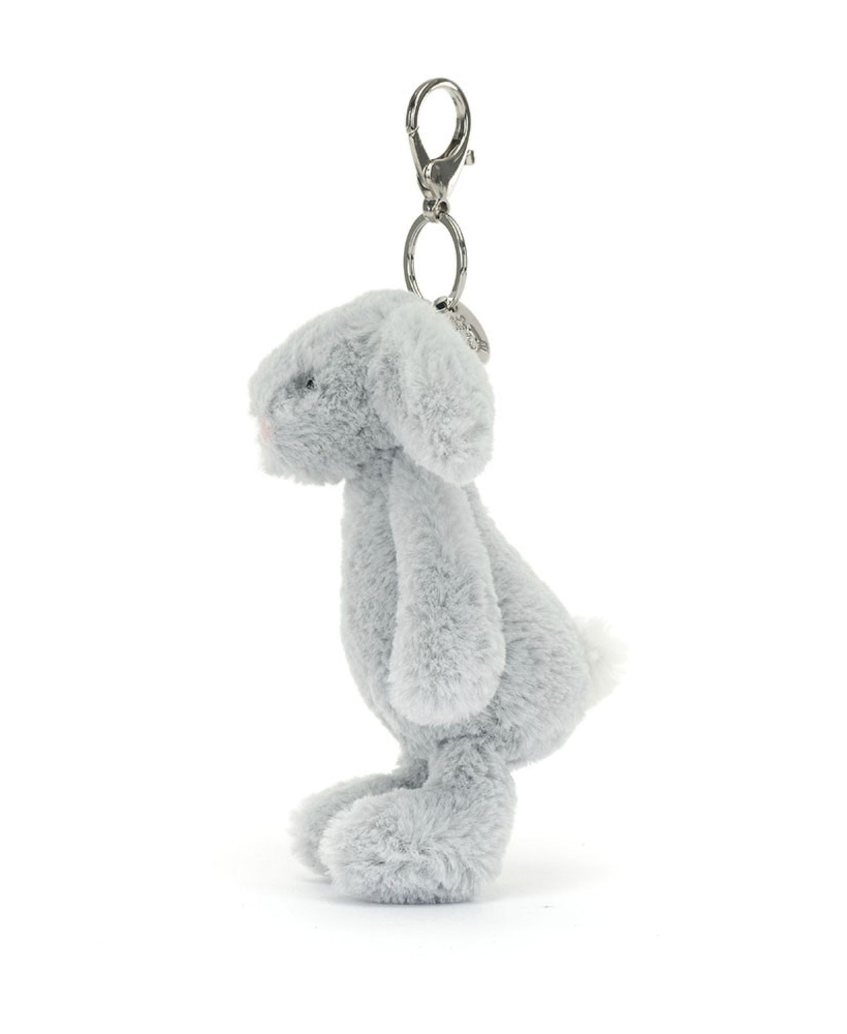 Jellycat Bashful Silver Bunny Bag Charm