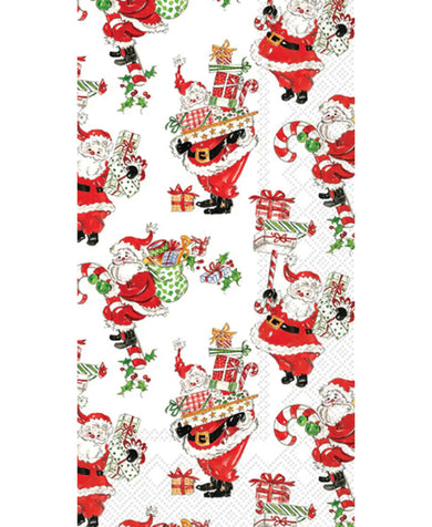 IHR Holly Jolly Santas Hostess Napkin