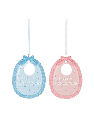 Baby's First Christmas Bib Ornament