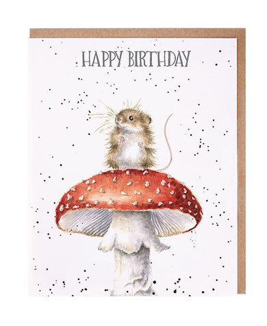 Wrendale Designs 'Birthday Mouse' Mouse Birthday Card