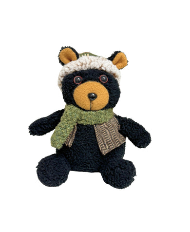 Cozy Winter Black Bear