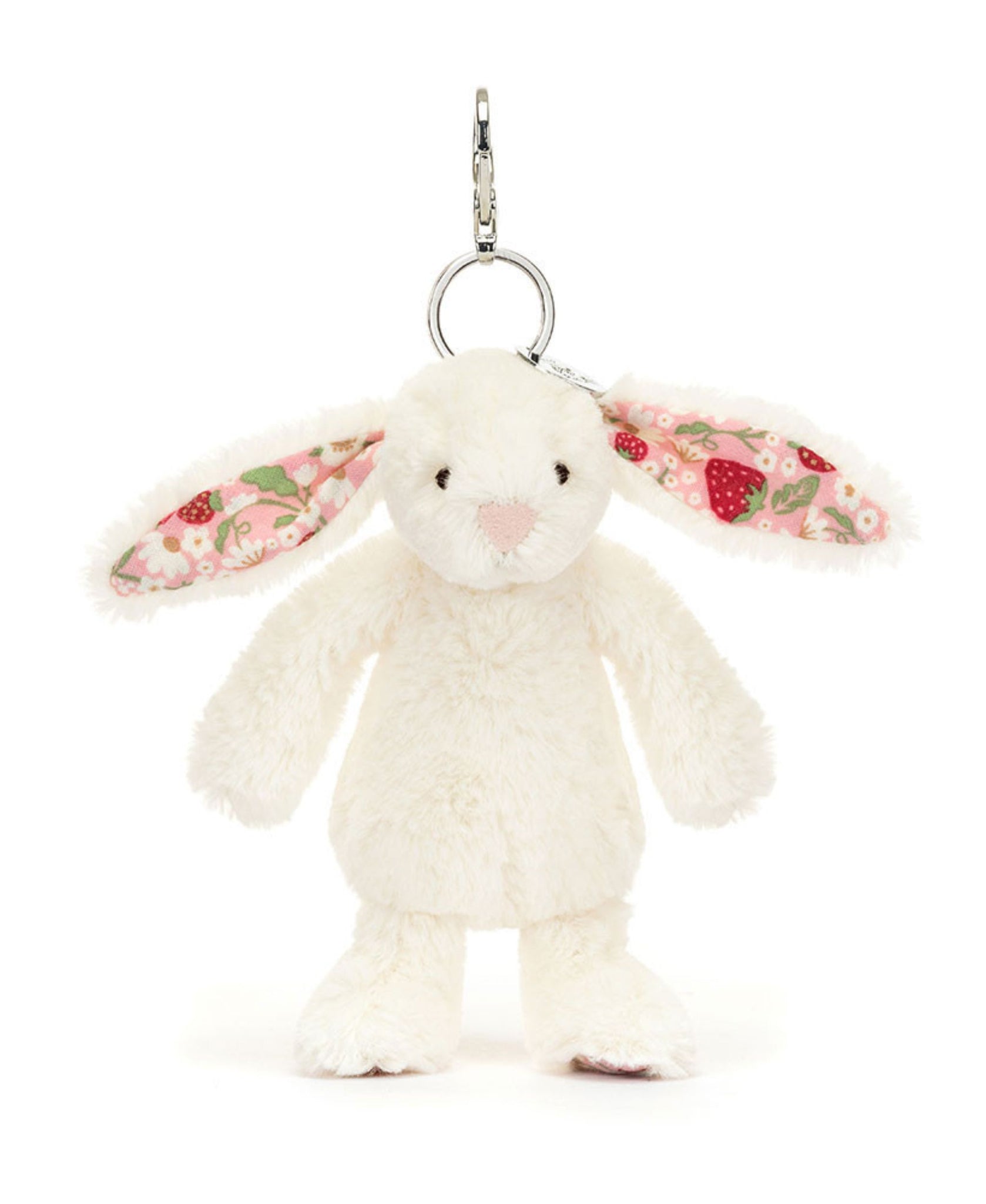 Jellycat Blossom Cream Bunny Berry Bag Charm