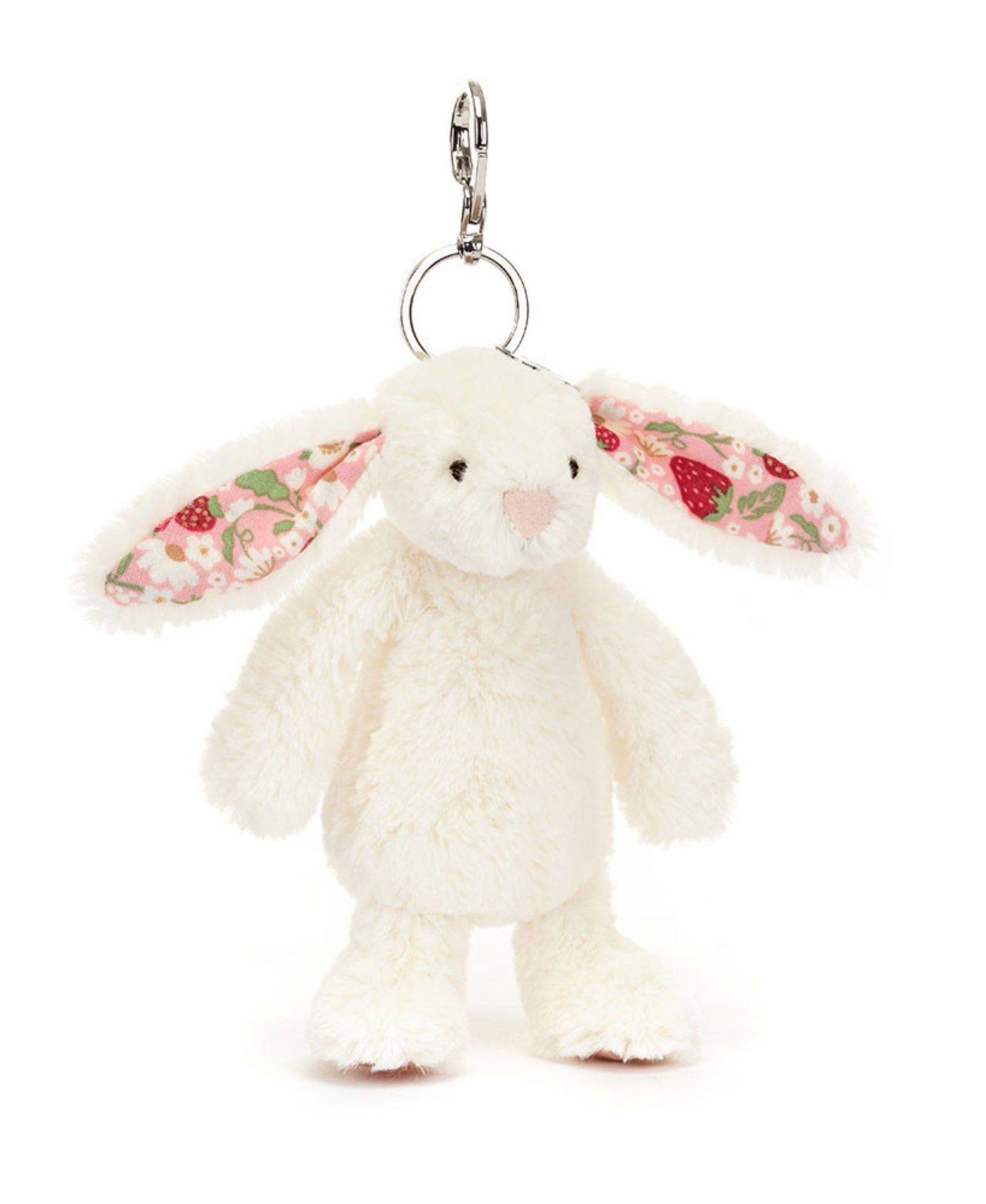 Jellycat Blossom Cream Bunny Berry Bag Charm