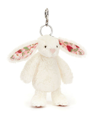 Jellycat Blossom Cream Bunny Berry Bag Charm