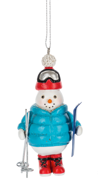 Snowman Snow Sports Ornaments