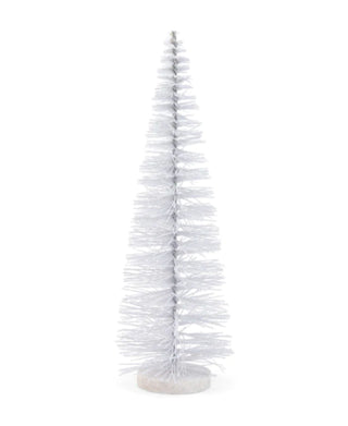 Bottle Brush Tree White Glitter - 14