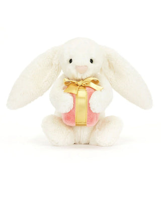 JellyCat Bashful Bunny With Present