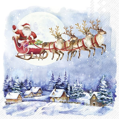 IHR Santa's Wonderland Cocktail Napkins