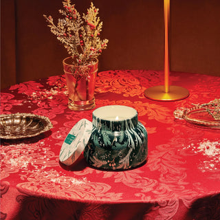 Capri Blue  - Crystal Pines Holiday Pattern Play Signature Jar Candle, 19 oz.