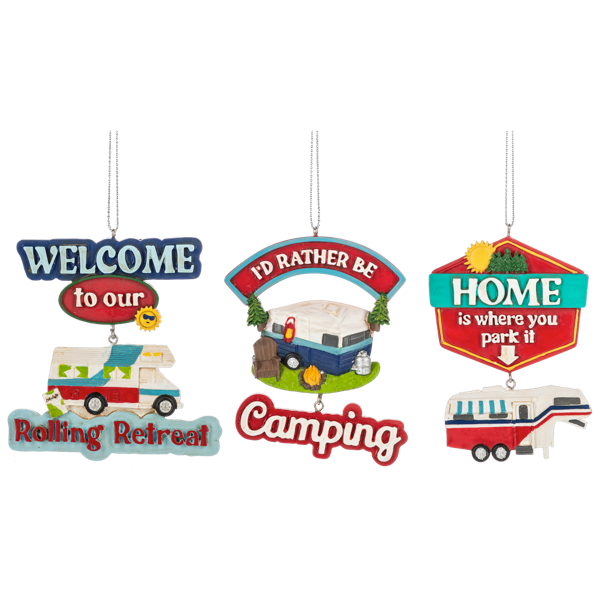 Camping Life Ornaments