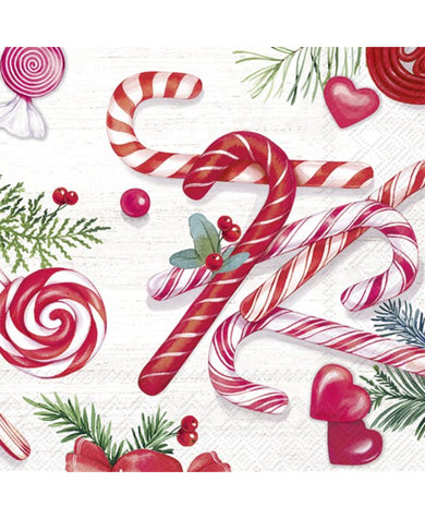 Ihr Candy Canes Lunch Napkins