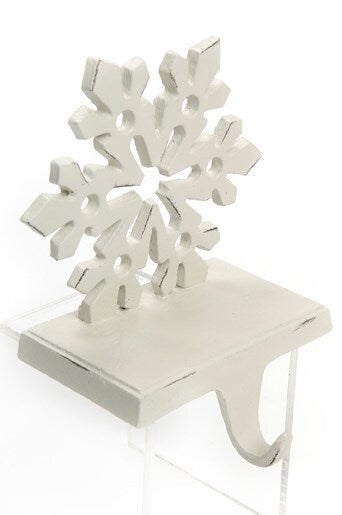 Cast Iron Snowflake Stocking Holder