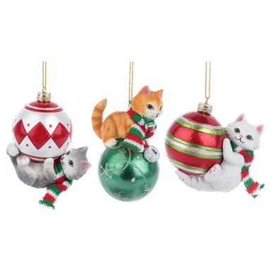 Meowy Christmas Ornaments
