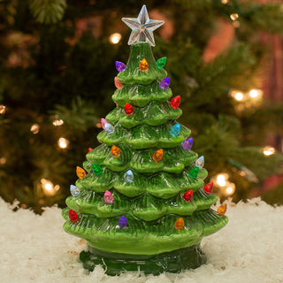 LED Ceramic Light Up Christmas Tree