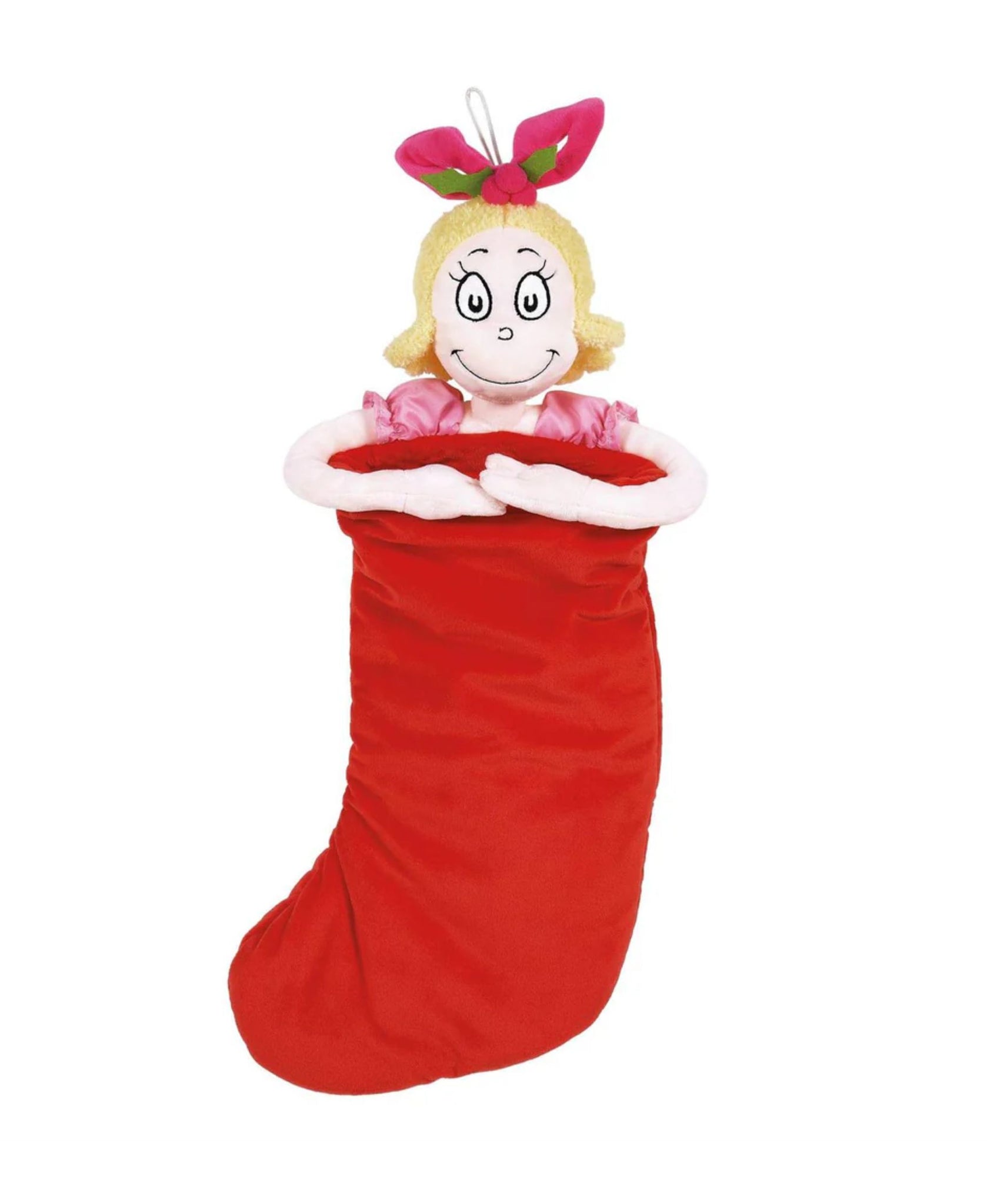 The Grinch Cindy-Lou Who Plush Stocking
