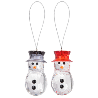 Crystal Holiday Snowman Ornament