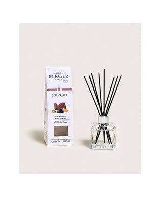 Cube Reed Diffuser - Mystic Leather - Maison Berger