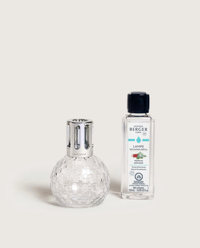 Disco Fragrance Lamp Gift Set Clear - Lampe Berger
