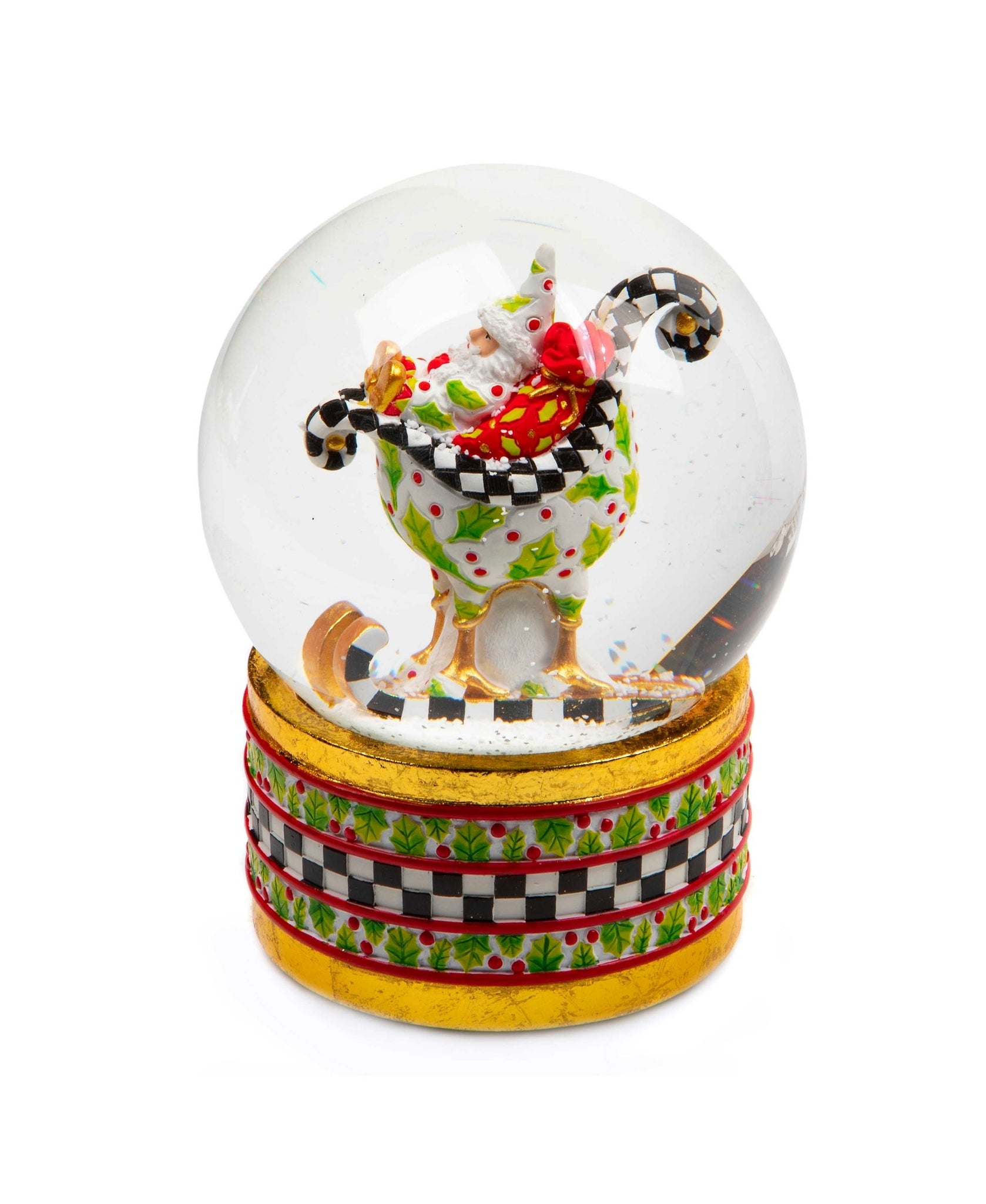 Patience Brewster Dash Away Sleigh Snow Globe