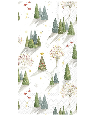 Ihr Decorated Tree Hostess Napkins