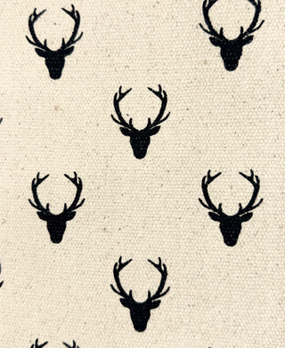 ADV Table Runner Natural with Deer Accents 14