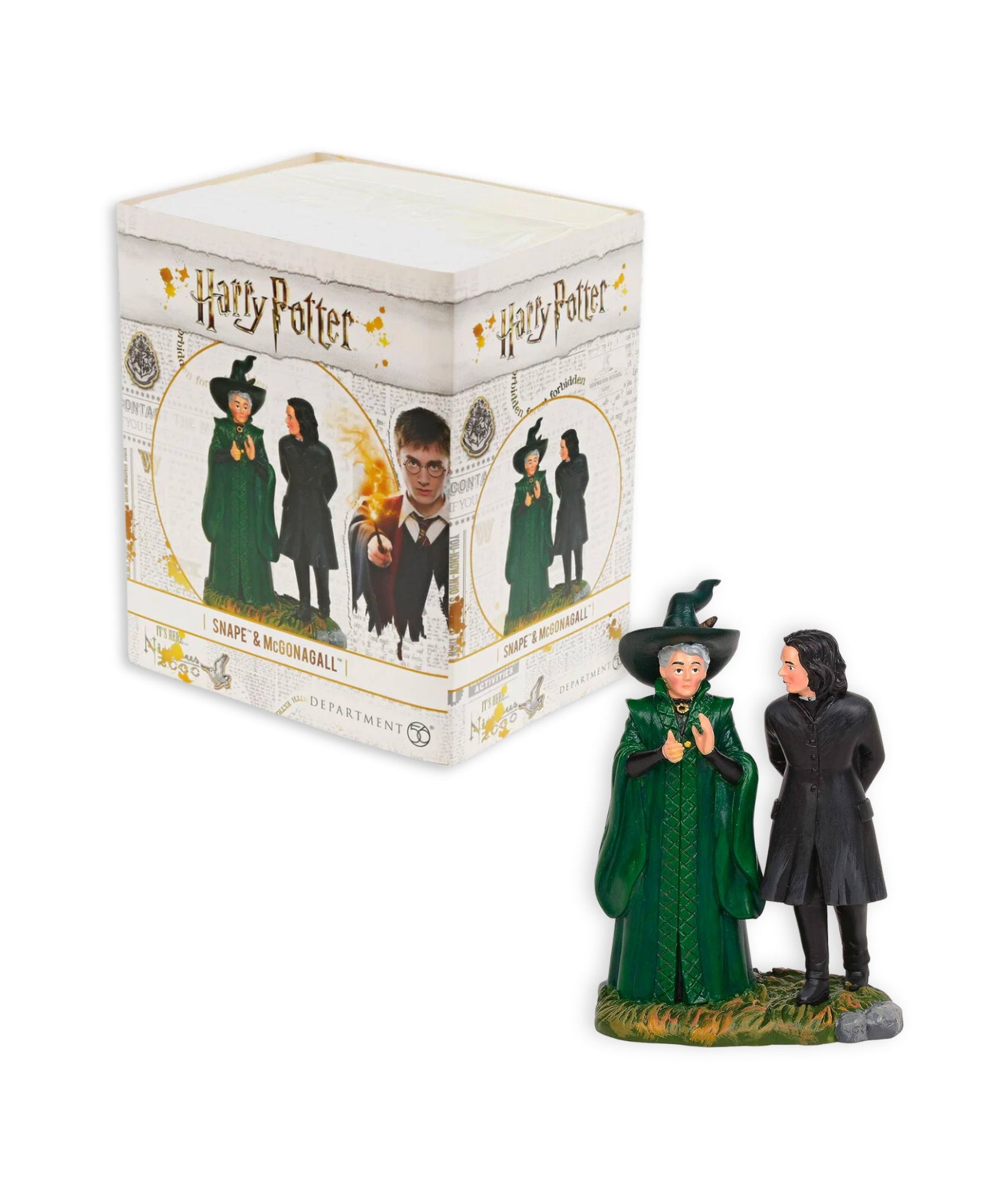 McGonagall and Snape - Harry Potter Village by Department 56
