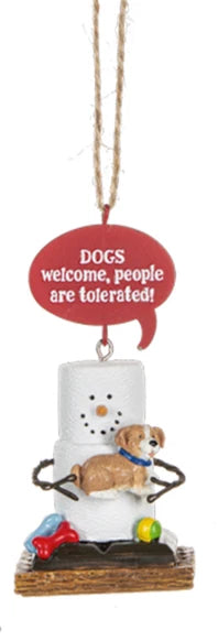 S'mores Dog Talk Ornaments