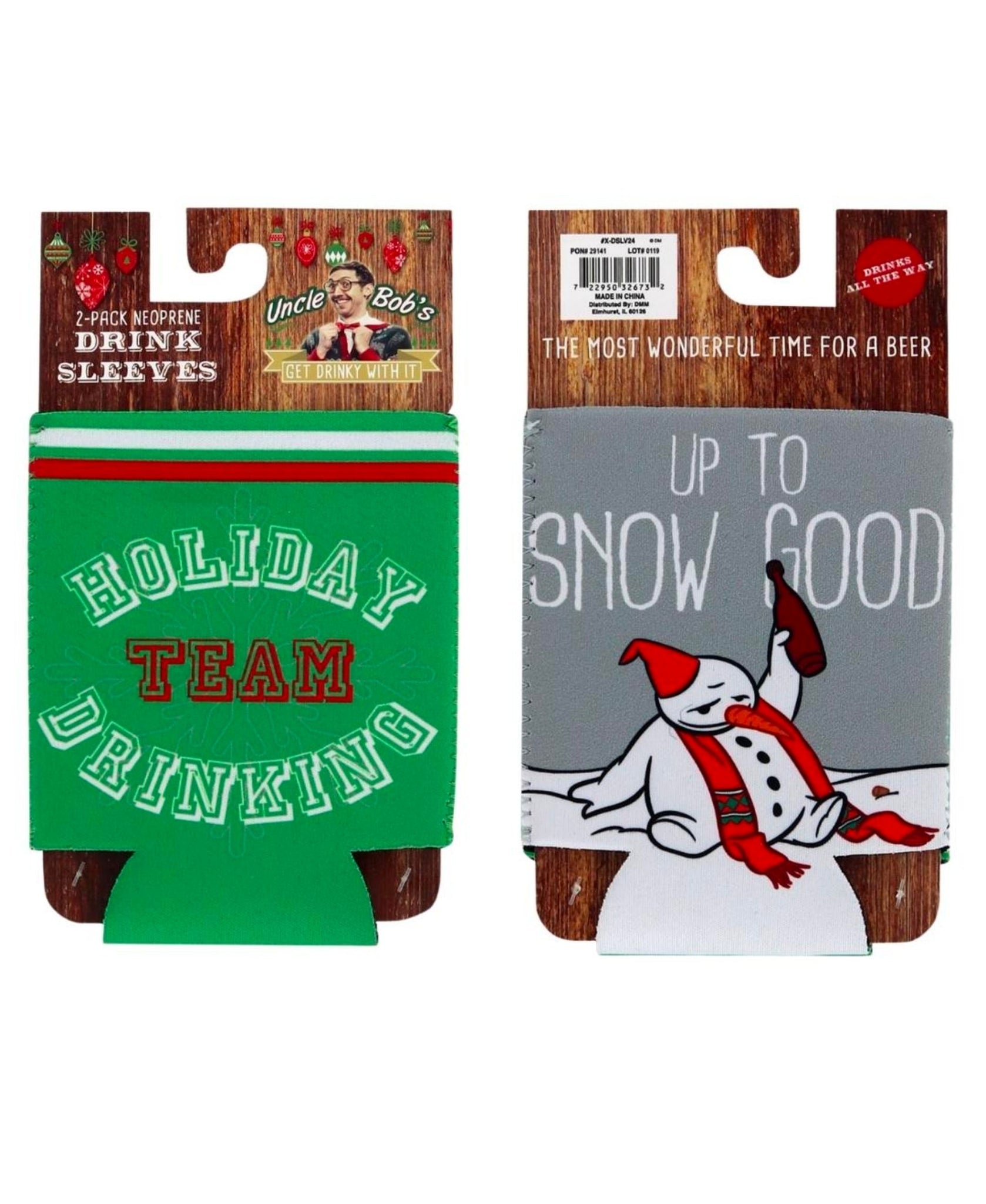 Holiday Drink Cozies - 2 pack