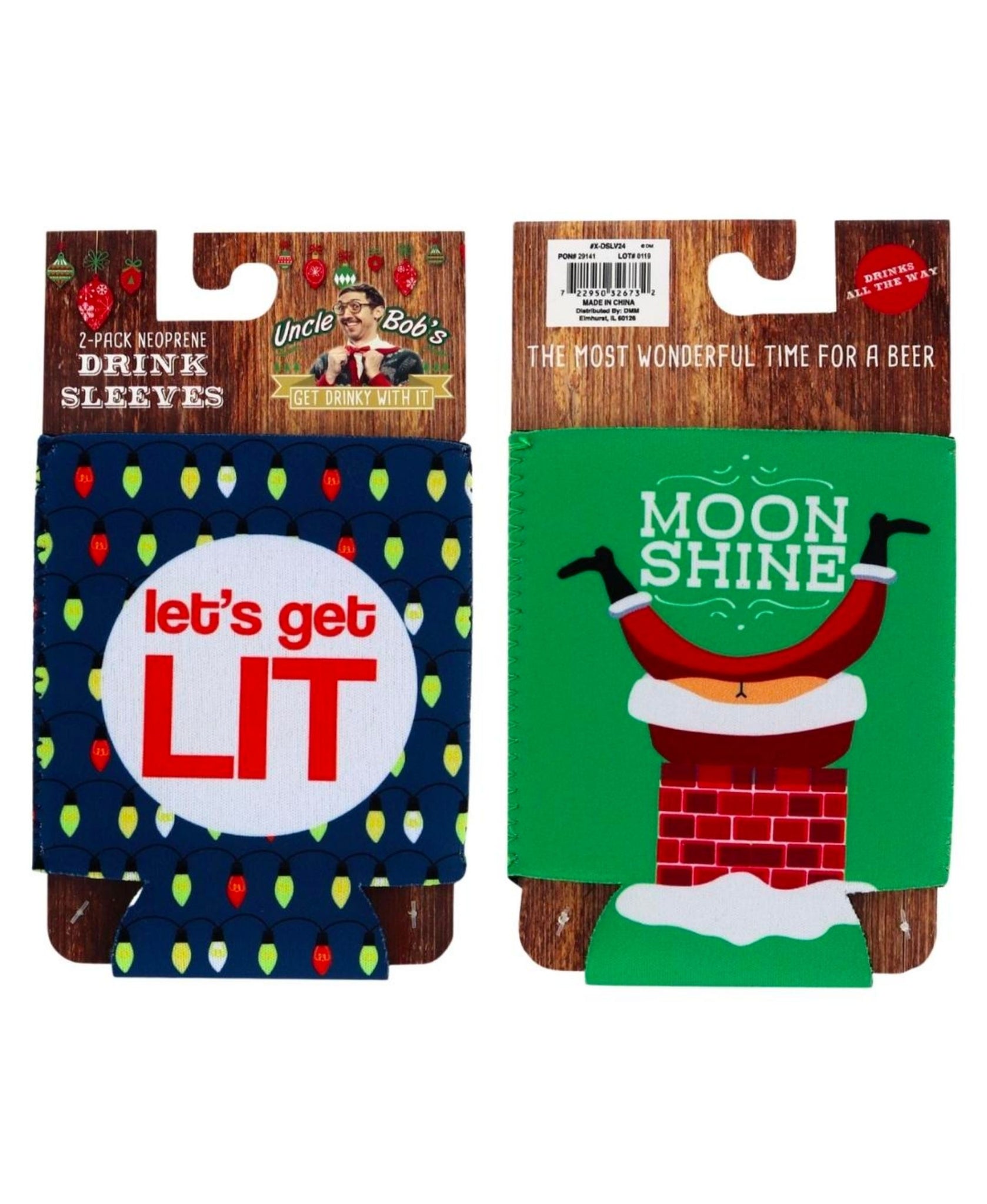 Holiday Drink Cozies - 2 pack