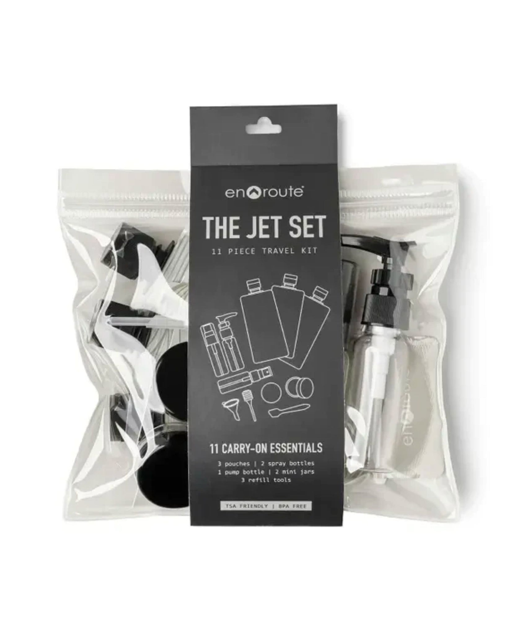 The Jet Set - 11 pc. Travel Kit