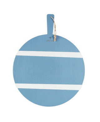 Etu Home Caitlin Wilson French Blue/White Round Mod Charcuterie Board - Medium