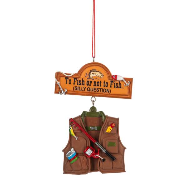 Fishing Vest Ornament