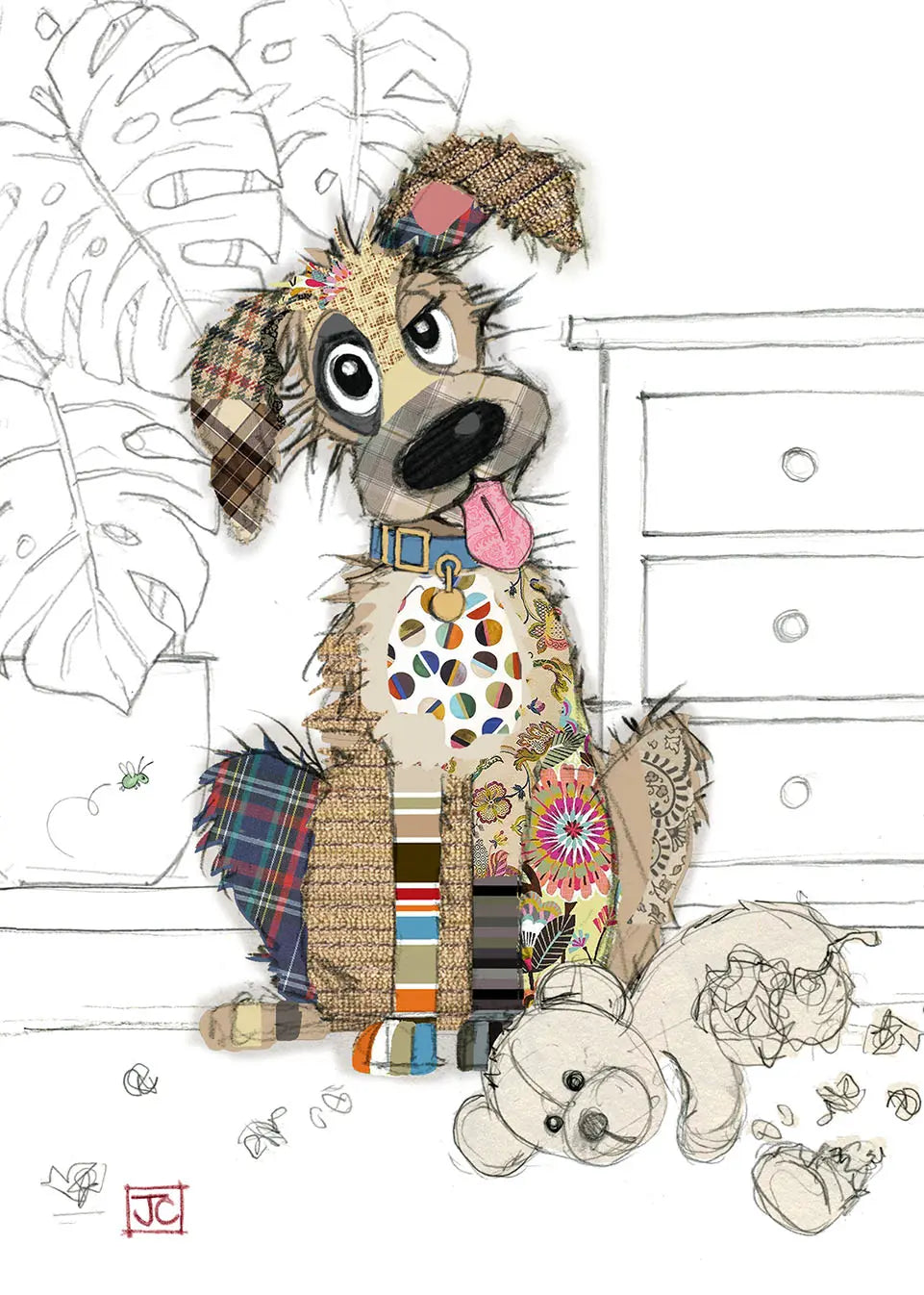 Bug Art Murphy Mutt Card Blank