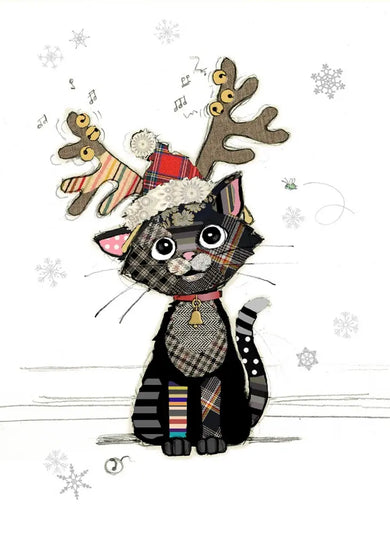Bug Art Kitten With Antlers Card Blank