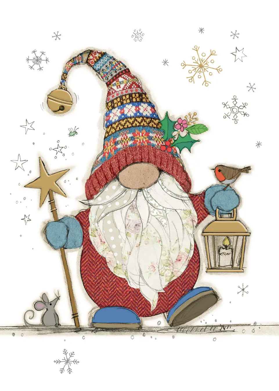 Bug Art Gnome Card Blank