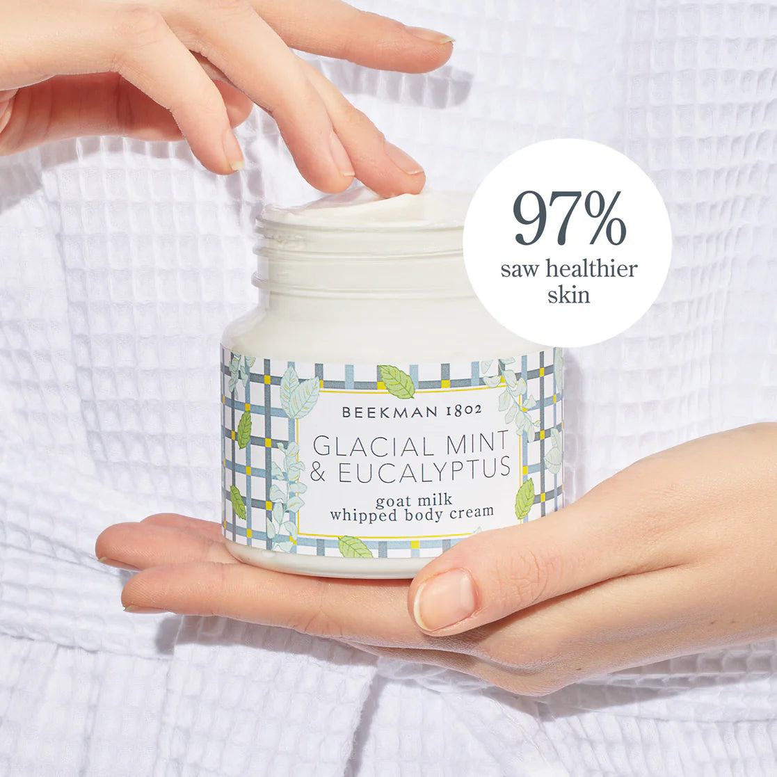 Beekman 1802 Glacial Mint & Eucalyptus Goat Milk Whipped Body Cream