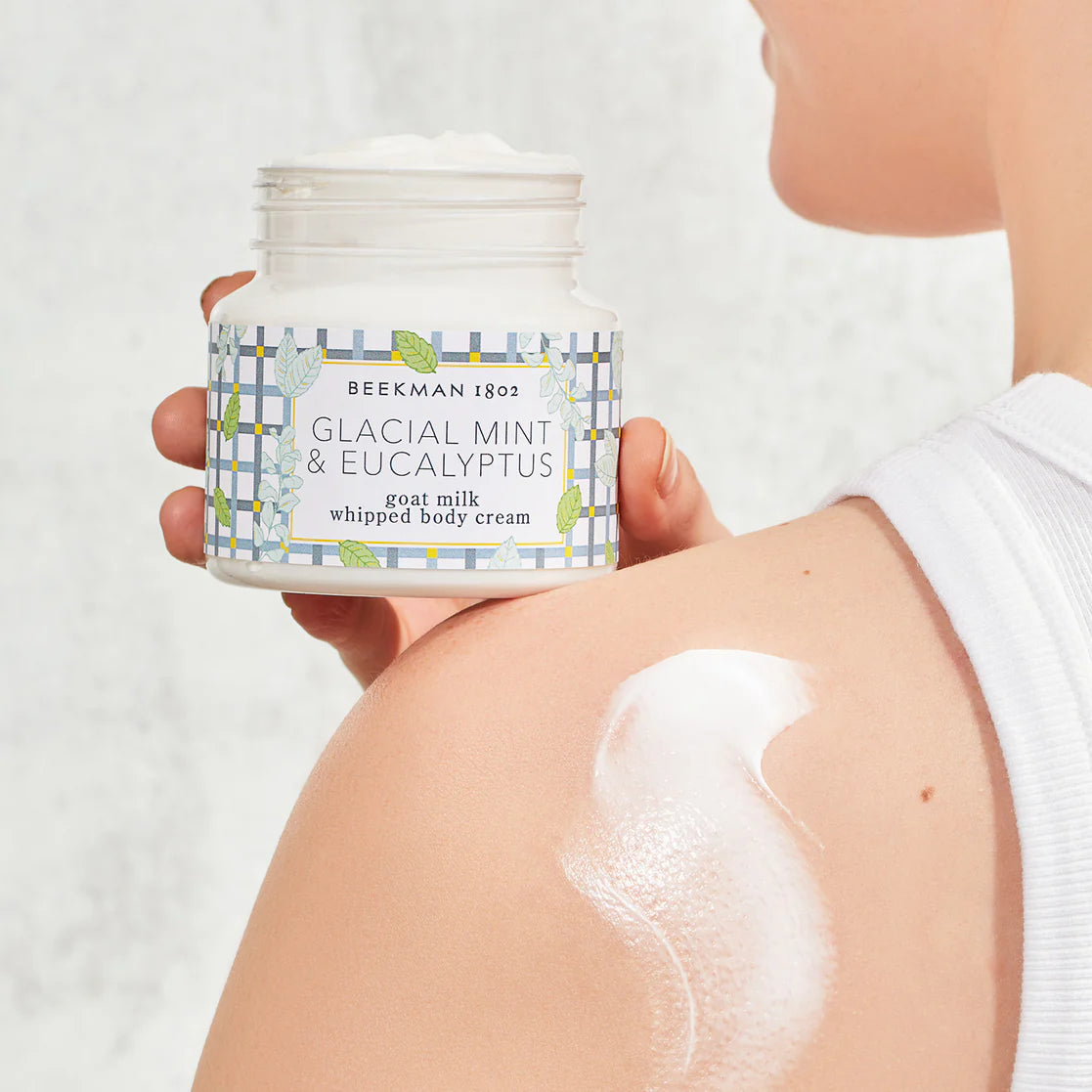 Beekman 1802 Glacial Mint & Eucalyptus Goat Milk Whipped Body Cream