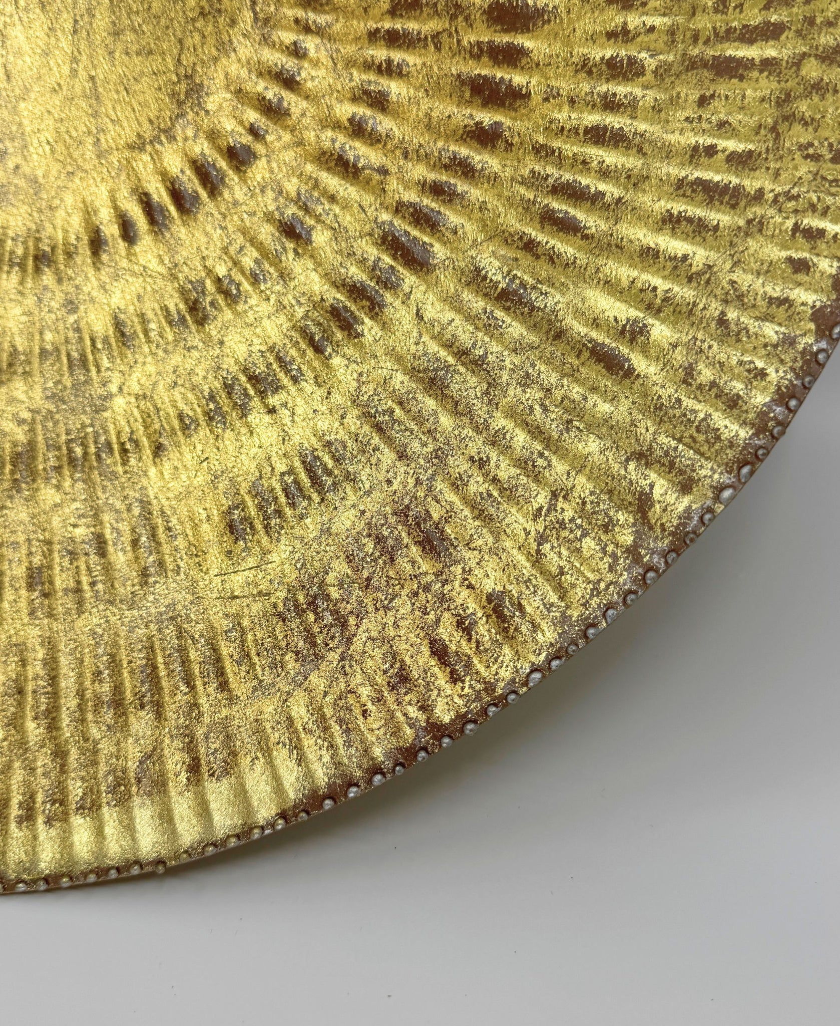 Gold Tin Bowl - 18 inch