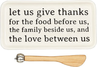 Give Thanks Butter Dish Set