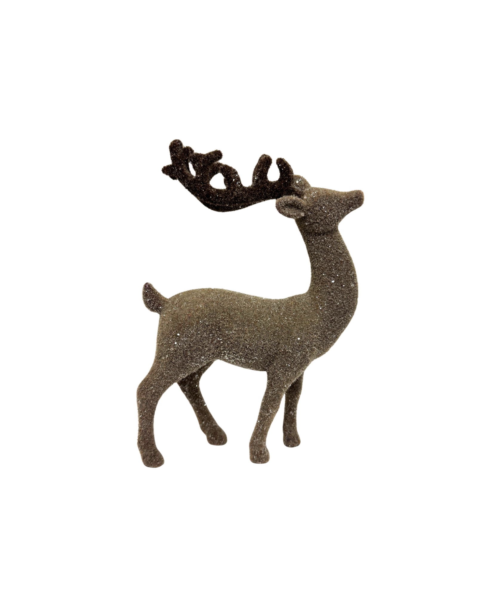 Flocked Brown Deer