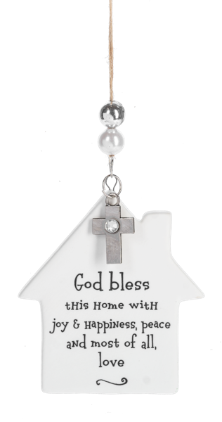 Home Themed Porcelain Ornament