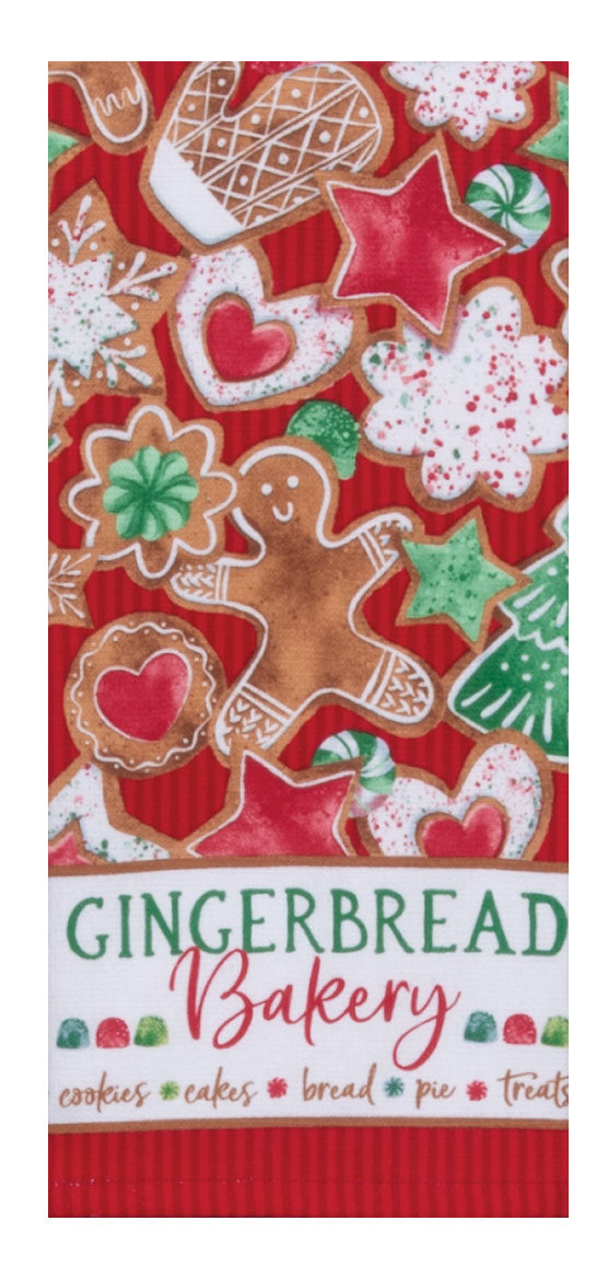 Kay Dee Sweet Ginger Bakery Dual Purpose Terry Towel Kitchen Towel