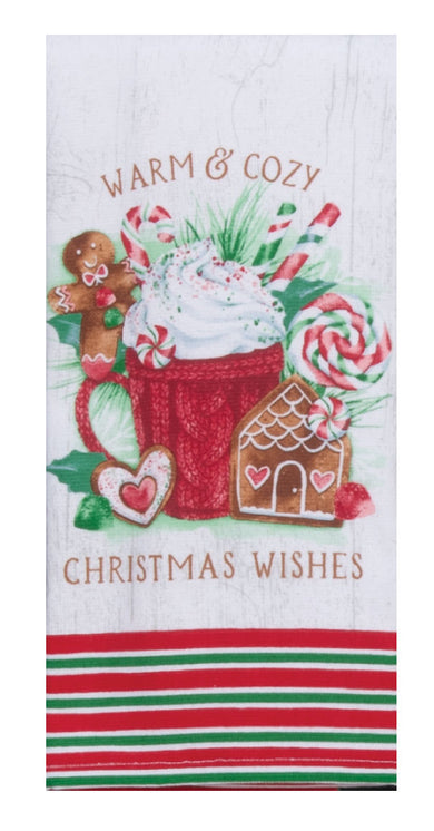 Kay Dee Sweet Ginger Warm & Cozy Dual Purpose Terry Towel Kitchen Towel