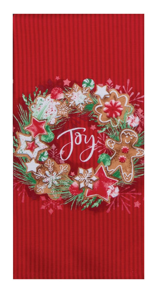Kay Dee Sweet Ginger Joy Wreath Dual Purpose Terry Towel Kitchen Towel